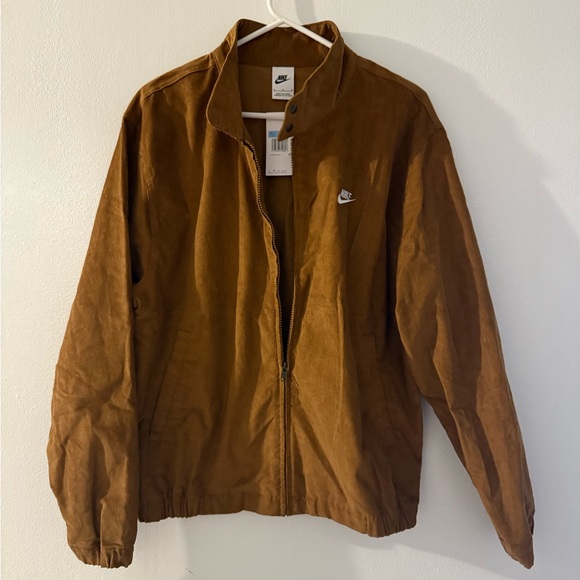 Nike Brown Windbreaker Jacket Casual Style